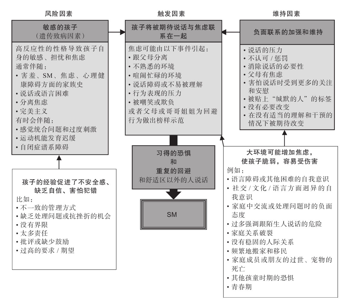 选择性缄默障碍（SM）的促成因素概述